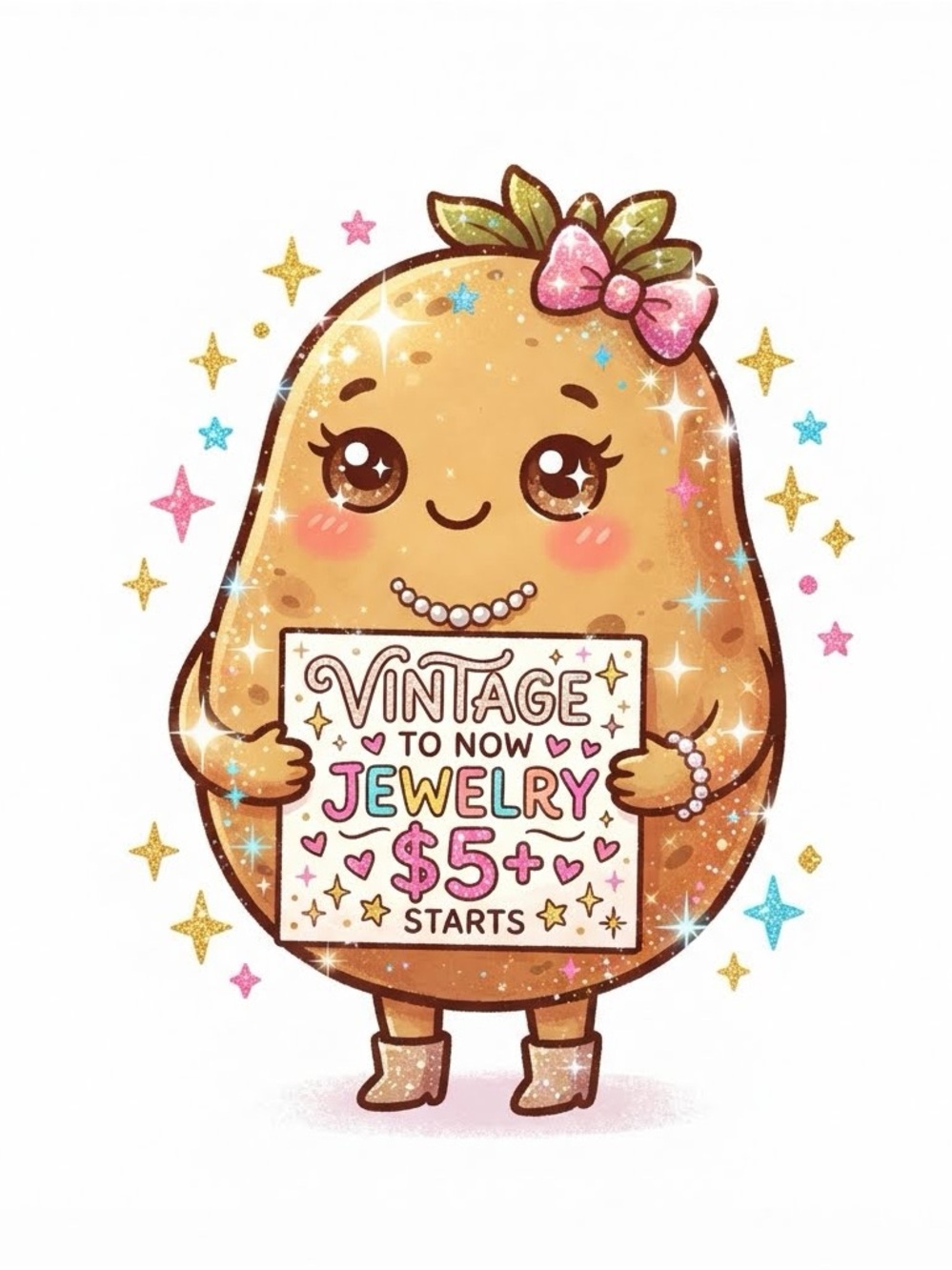 A Beautiful Sparkly Potato